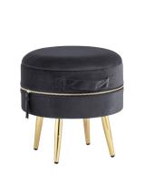 Пуф Тильда велюр антрацит. Фото №1