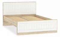 Кровать Оливия НМ 040.34-01 (1400), Белое дерево, Дуб Сонома Кровать Оливия НМ 040.34-01 (1400), Белое дерево, Дуб Сонома