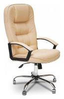 Компьютерное кресло СН9944 [Хром, кож/зам, бежевый, 36-34]  id -