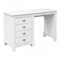 (3.1.1) Стол письменный "Рауна" 04 1-тумбовый (белый воск УКВ)