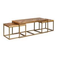 Столик журнальный Dollo (комплект из 3 шт)- 7702 (Натуральный) фото Столик журнальный Dollo (комплект из 3 шт)- 7702 (Натуральный)