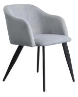 Стул DC-9505 серо-голубой/черный