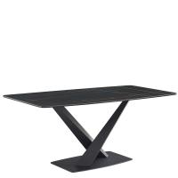 Стол DT-2017 черная керамика MR32 (180) фото Стол DT-2017 черная керамика MR32 (180). Фото №1