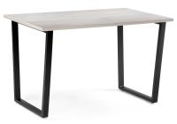 Стол деревянный Лота Лофт 140 25 мм юта / черный матовый. Фото №1