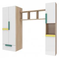 Умка СТЛ.302.01 Стенка Ясень лион песочный/Белый. Фото №1