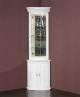 Шкаф для посуды Милан 4-01 + витрина Милан 6-01 фото Шкаф для посуды Милан 4-01 + витрина Милан 6-01