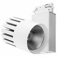 Светильник трековый светодиодный на шинопровод 40W, 3600 Lm, 4000К, 35 градусов, белый, 3-х фазный, AL105 фото Светильник трековый светодиодный на шинопровод 40W, 3600 Lm, 4000К, 35 градусов, белый, 3-х фазный, AL105