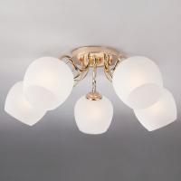 Потолочная люстра Eurosvet Wendy 30138/5 золото фото Потолочная люстра Eurosvet Wendy 30138/5 золото. Фото №1