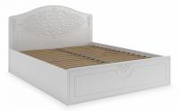 кровать АС-30 (1600*2000) Ассоль с ламелями и п/м белое дерево кровать АС-30 (1600*2000) Ассоль с ламелями и п/м белое дерево
