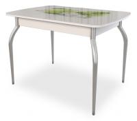 Танго Стол (обеденный) белый/Яблоко. Фото №1