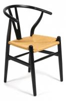 Стул Secret De Maison WISHBONE (mod.CB2212) дерево вяз, 57*50.5*79.5, черный. Фото №1