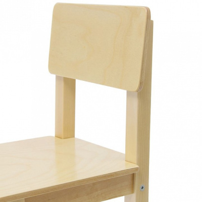 Стул Polini Kids Simple 105 S, коричневый фото Стул Polini Kids Simple 105 S, коричневый. Фото №3