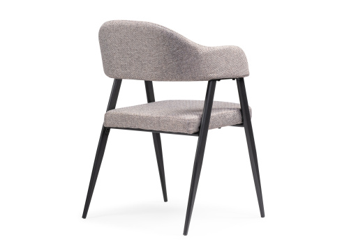Стул на металлокаркасе Twin gray / black. Фото №4
