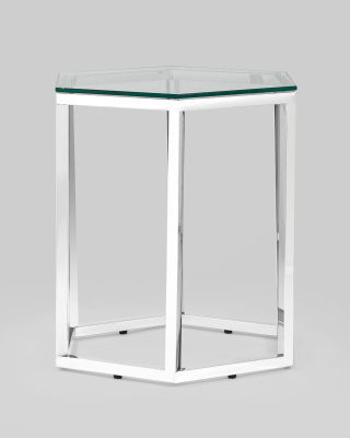 Журнальный стол ГЕКС серебро фото Журнальный стол ГЕКС серебро. Фото №4