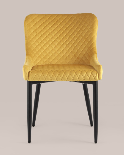 Стул Ститч велюр оранжевый. Фото №5