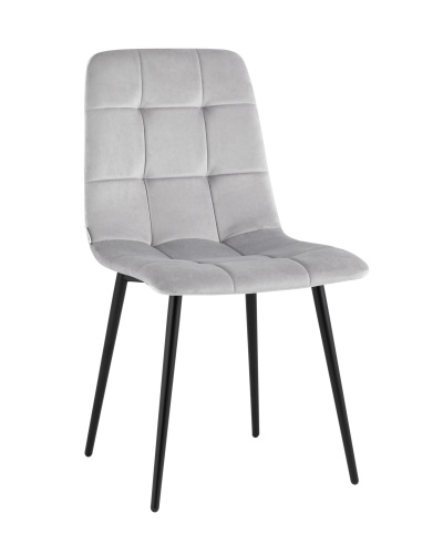 Стул Одди велюр светло-серый. Фото №1