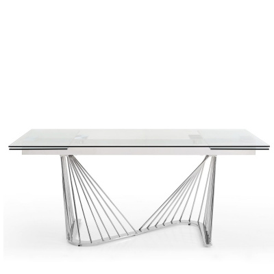 Стол DT9118GS (180-260) прозрачный. Фото №3