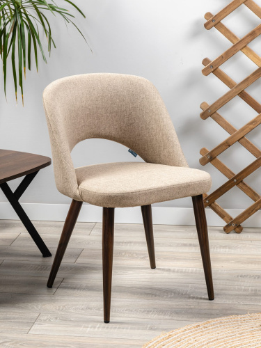 Кресло Lars Сканди Браун/Тёмный Орех. Фото №7