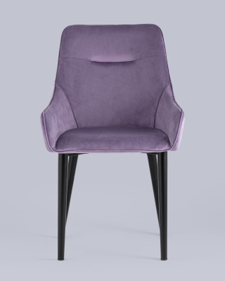 Стул Джоан велюр сиреневый. Фото