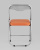Стул складной ДЖОН металлик, оранжевый. Фото №6