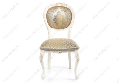 Стул деревянный Adriano 2 молочный / патина. Фото №2