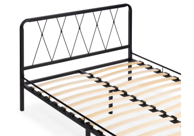 Кровать Иоханна 18 140х200 черная фото Кровать Иоханна 18 140х200 черная. Фото