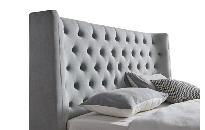 Кровать 1726 GREY серая. Фото