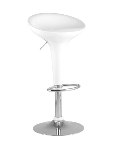Стул барный Bomba (Бомба) белый. Фото №1