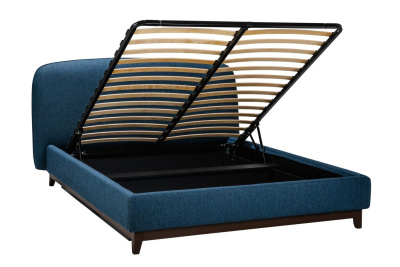 Кровать с ортопедическим основанием и ящиком Сканди Лайт 1.8 Сапфир фото Кровать с ортопедическим основанием и ящиком Сканди Лайт 1.8 Сапфир. Фото