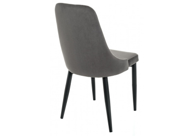 Стул Kora dark gray / black фото Стул Kora dark gray / black. Фото №4