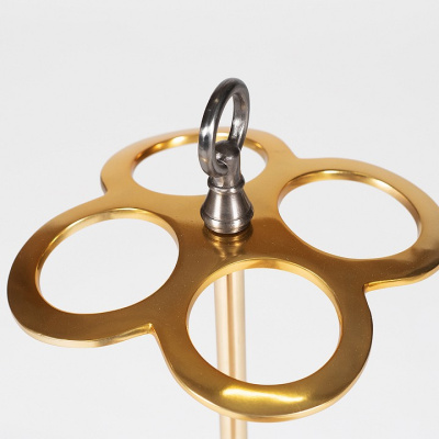 Подставка для зонтов Secret De Maison (mod. 51420) металл, 35х35х82см , золото/серый антик. Фото