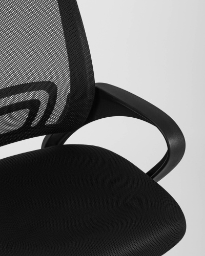 Кресло офисное TopChairs Simple черное фото Кресло офисное TopChairs Simple черное. Фото №10