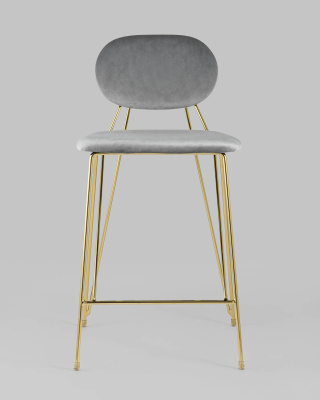 Стул Элис полубарный светло-серый. Фото