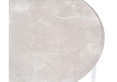 Журнальный стол, Грейс мрамор серый / белый фото Журнальный стол, Грейс мрамор серый / белый. Фото №4