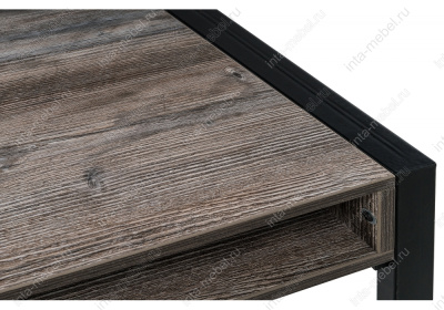 Стол Маньяра дуб рошелье / черный матовый. Фото №5