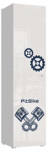 Шкаф для белья Квадро STL.322.02 W,белый. Фото №1