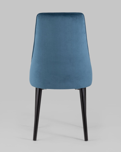 Стул Версаль велюр пыльно-синий. Фото №6