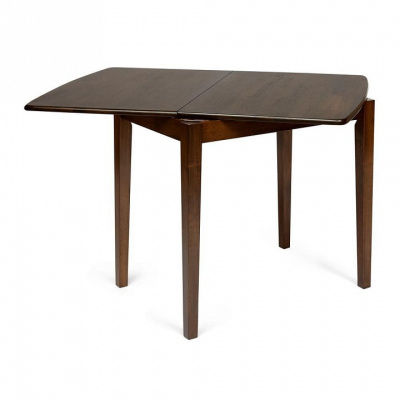 Стол TEODORO (mod. F-SHR3624RD W4) дерево гевея/мдф, 60x90(90x120)x76см, walnut (орех) фото Стол TEODORO (mod. F-SHR3624RD W4) дерево гевея/мдф, 60x90(90x120)x76см, walnut (орех). Фото №2