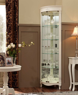 Угловая витрина 879.001 фото Угловая витрина 879.001. Фото