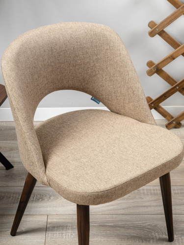 Кресло Lars Сканди Браун/Тёмный Орех. Фото №8