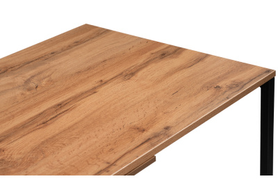 Стол, Клер Лофт дуб вотан / матовый черный. Фото №4