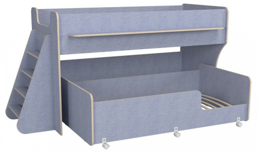 Кровать двухъярусная Р444, голубой. Фото №7