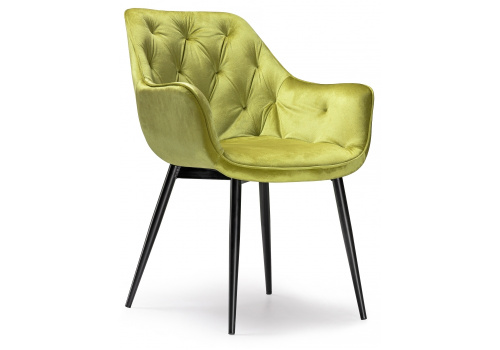 Стул Remo khaki / black. Фото №1