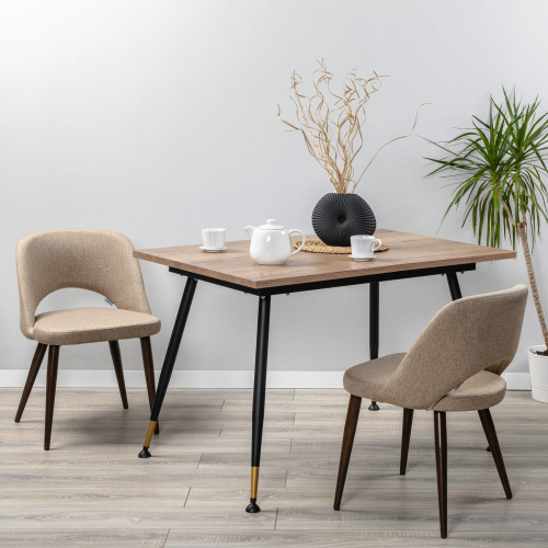 Кресло Lars Сканди Браун/Тёмный Орех. Фото №6