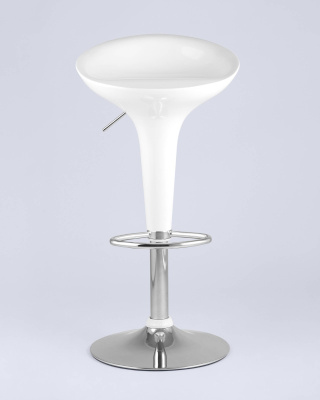 Стул барный Bomba (Бомба) белый. Фото