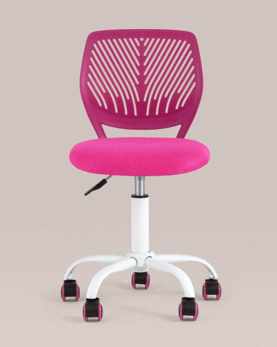 Кресло компьютерное детское Анна ярко-розовый. Фото №5