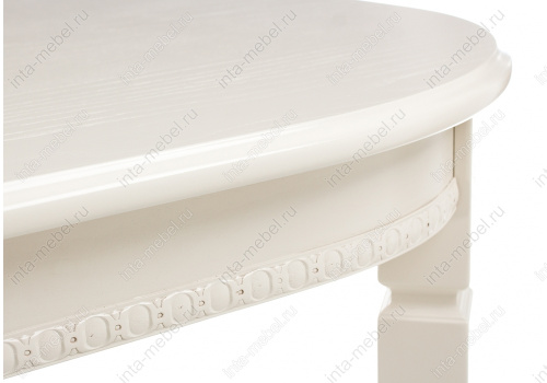 Стол деревянный Romeo без патины / молочный. Фото №6