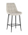 Стул полубарный Флекс велюр бежевый фото Стул полубарный Флекс велюр бежевый. Фото №2