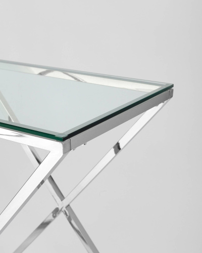 Консоль ИНСИГНИЯ 120*40 серебро. Фото №6