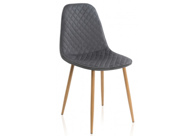 Стул Capri grey / wood фото Стул Capri grey / wood. Фото №2